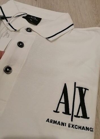 xxl Beden beyaz Renk Armani exchange orijinal tişört 
