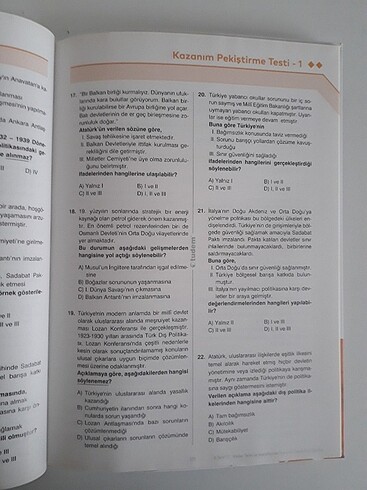 Beden 8.SINIF TUDEM YAYINLARI INKILAP SORU BANKASI