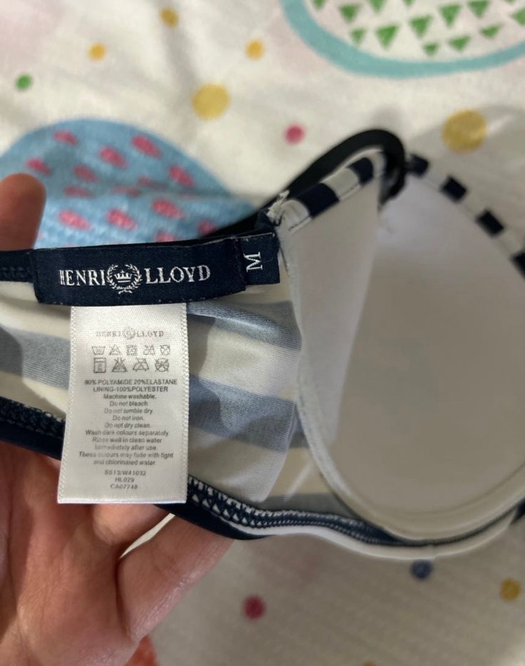 Zebra Desenli Siyah Beyaz bikini üstü. - Görsel 3