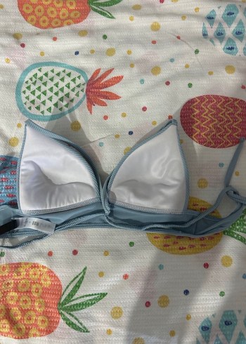 Mavi Strappy Bohem Bikini Üstü - Görsel 2