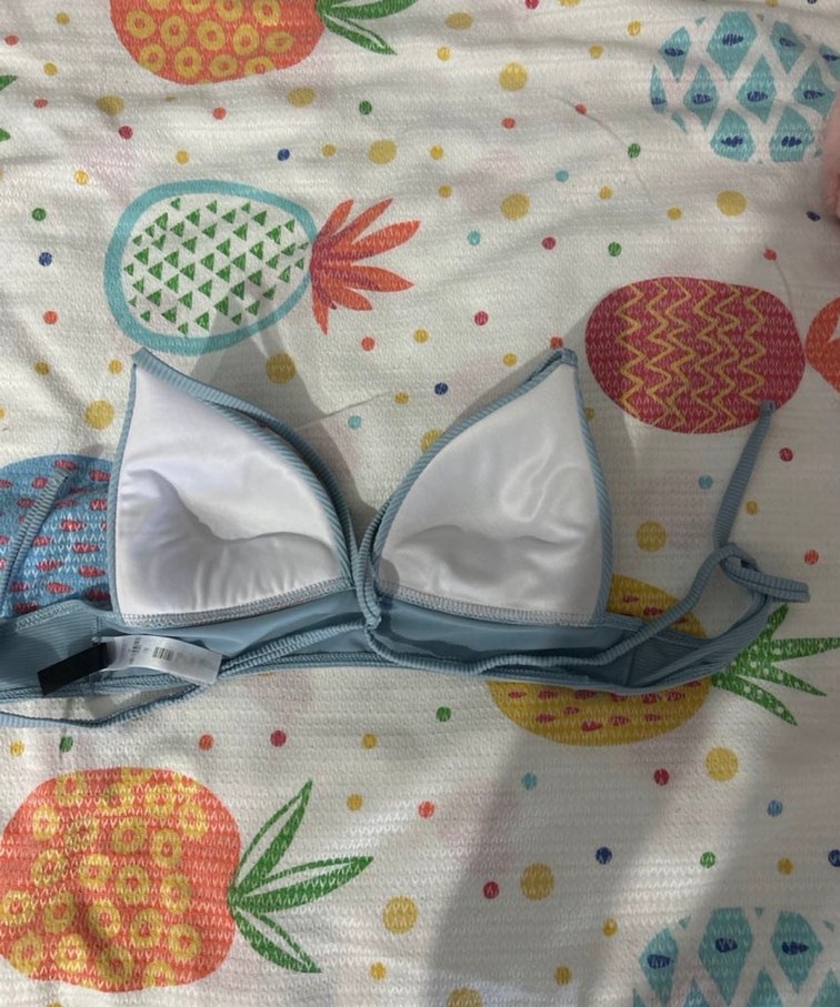 Mavi Strappy Bohem Bikini Üstü - Görsel 2