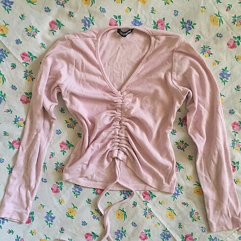 Bershka pembe crop