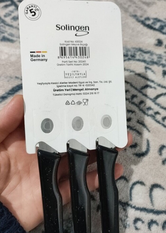 Solingen tırtıklı bıçak  - Görsel 2