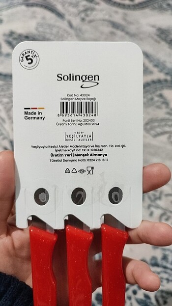 Solingen tırtıklı bıçak  - Görsel 3