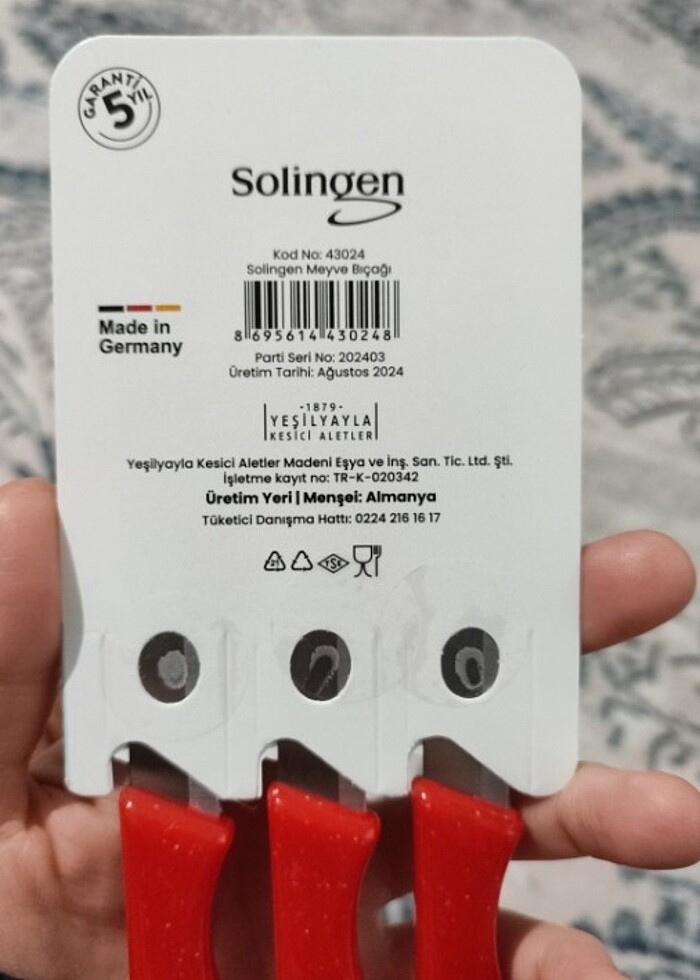 Solingen tırtıklı bıçak  - Görsel 3