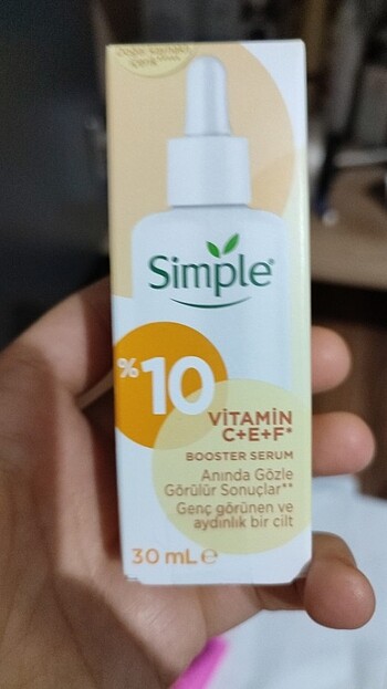 Simple c e f serumu 