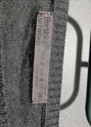 bershka gri crop - Görsel 4