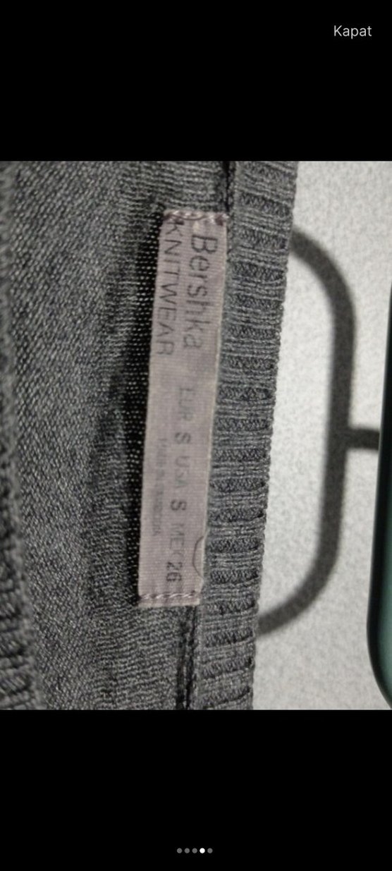 bershka gri crop - Görsel 4