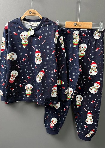 Yılbaşı Çocuk Pijama Takımı - Görsel 3
