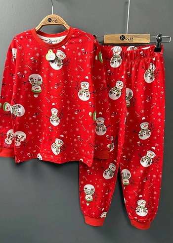 Yılbaşı Çocuk Pijama Takımı - Görsel 5
