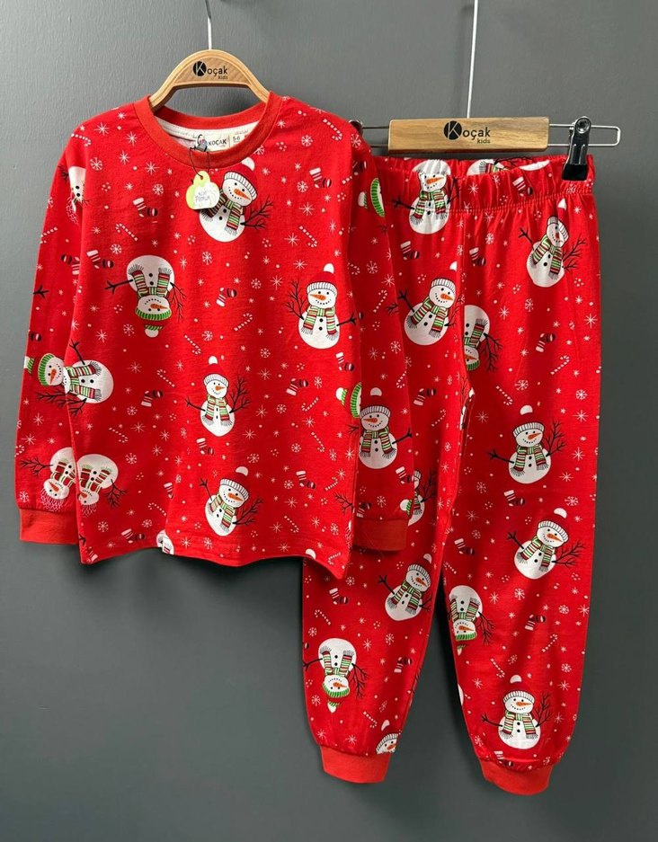 Yılbaşı Çocuk Pijama Takımı - Görsel 5