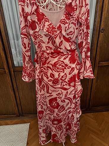 Batik BATIK FIRFIRLI ŞIFON ELBİSE