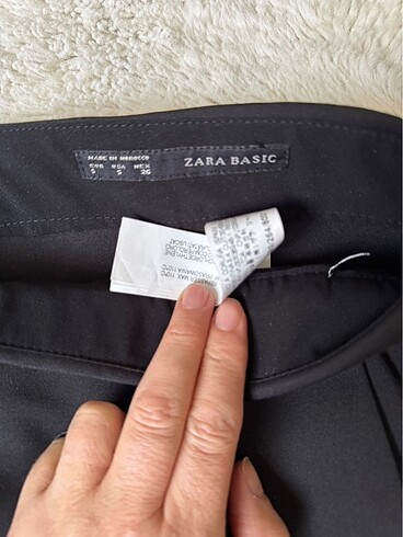 s Beden siyah Renk ZARA ZARF ŞORT