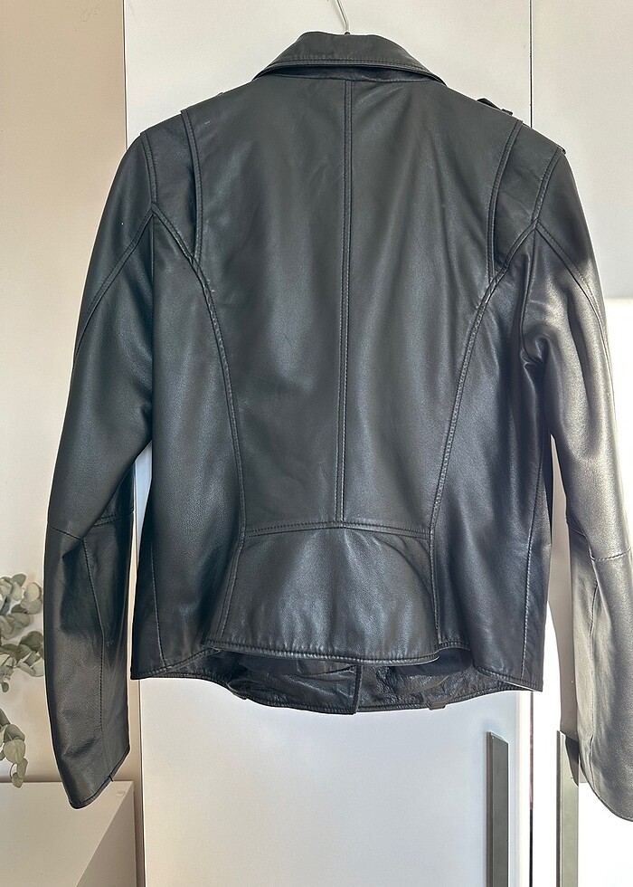 Hakiki deri ceket - Görsel 5
