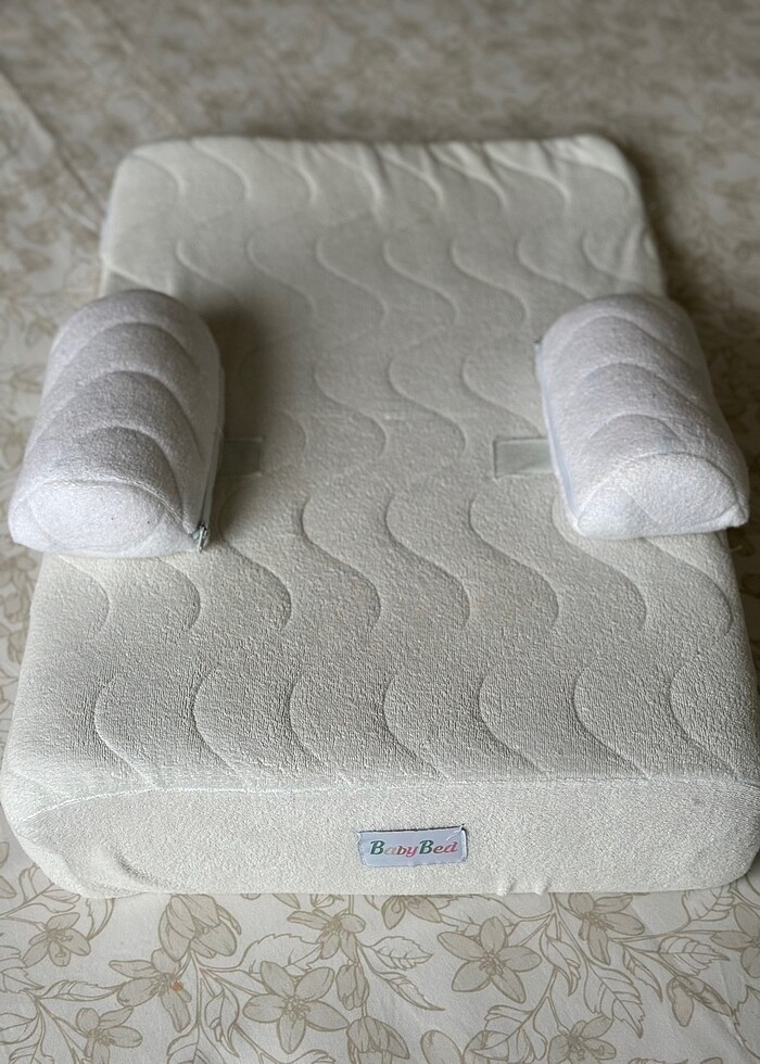 Bebek reflü yatağı,pamuklu kılıf - Görsel 2