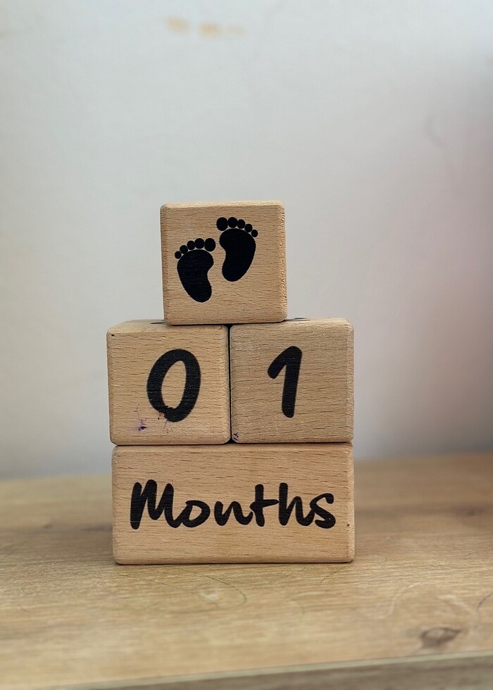 Ahşap bebek anı küpü - Görsel 4