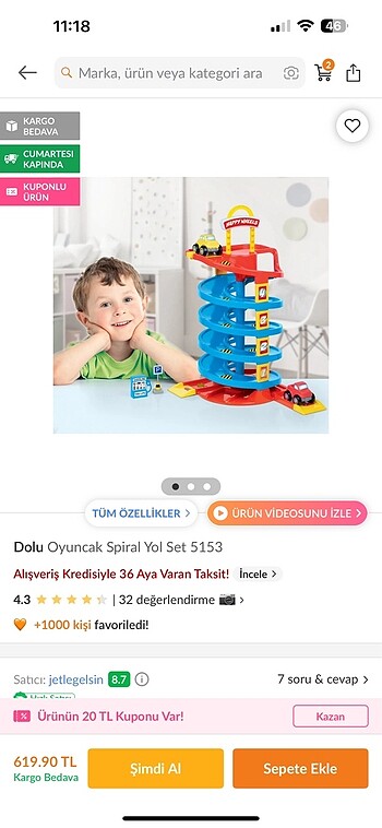 Spiral yol seti oyuncak - Görsel 2