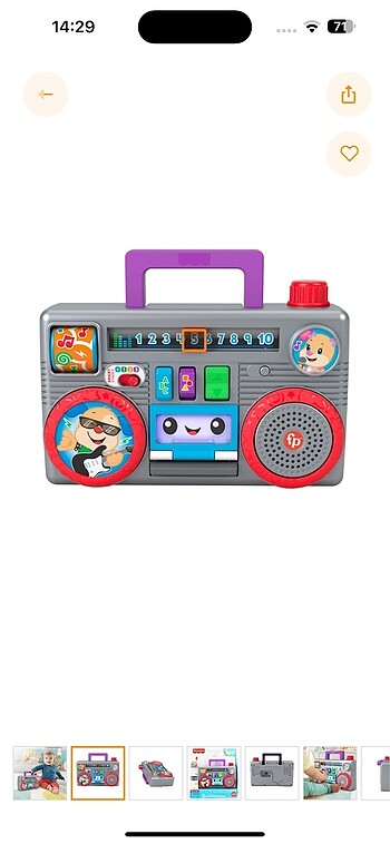 Fisher price eğıtıcı müzik kutusu - Görsel 2
