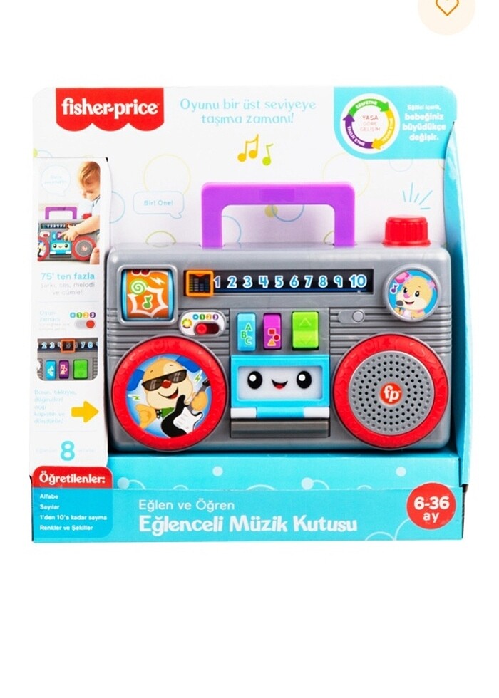 Fisher price eğıtıcı müzik kutusu - Görsel 5