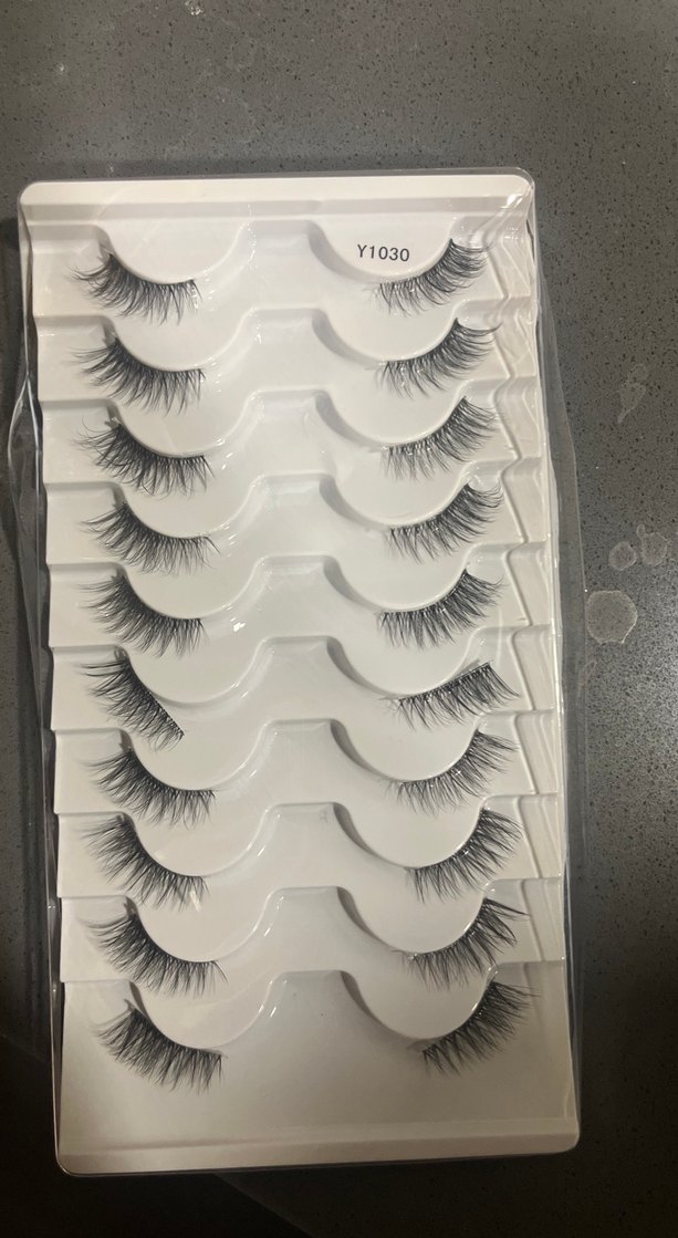 çekik göz efektli takma kirpik - Görsel 2