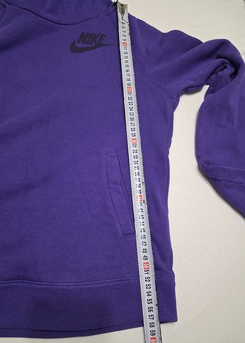 Mor Kapüşonlu Kadın Sweatshirt - Görsel 2