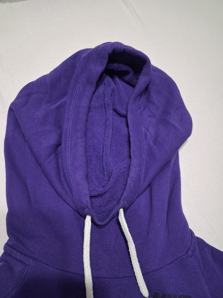 Mor Kapüşonlu Kadın Sweatshirt - Görsel 3