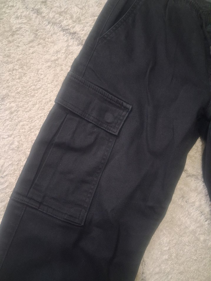 Siyah kargo pantolon.. - Görsel 2