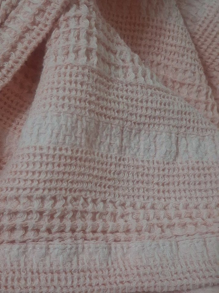 Pembe Örgü Çocuk pike.. - Görsel 2