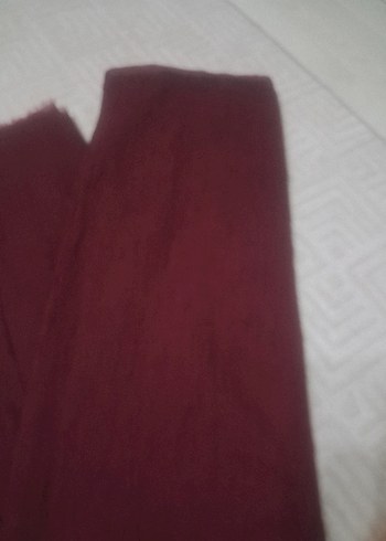 Bej ve bordo Keten şallar.. - Görsel 5