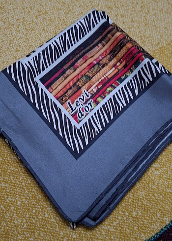 levidor twill ipek esarp - Görsel 9