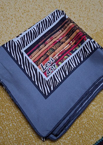 levidor twill ipek esarp - Görsel 8