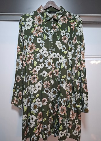 Çiçek Desenli Uzun Kollu Gömlek - Görsel 2