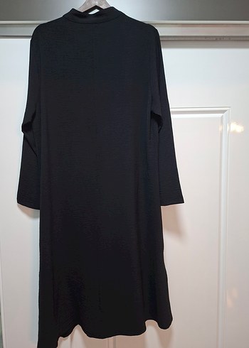 Siyah Uzun Kollu Yüksek Yaka ayrobin Tunik - Görsel 3