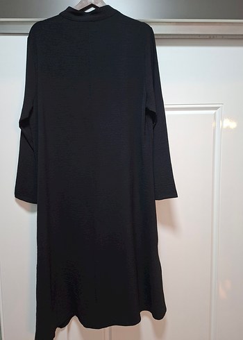 Siyah Uzun Kollu Yüksek Yaka ayrobin Tunik - Görsel 4