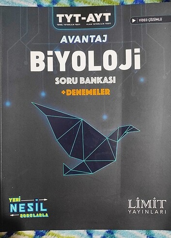 Limit TYT-AYT Biyoloji Soru bankası 