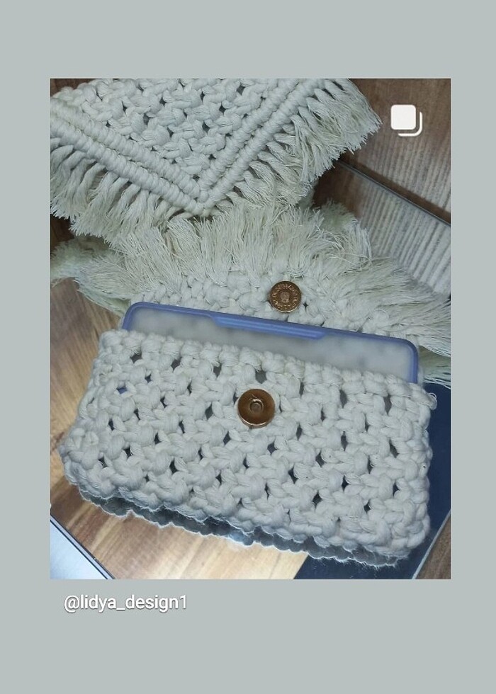 Makrome Cüzdan - Görsel 2