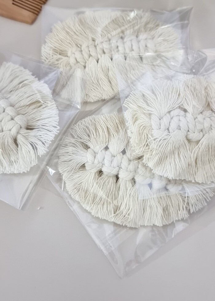 Handmade Makrome Toka - Görsel 4