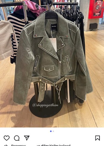 Bershka Bershka Deri Biker Ceket