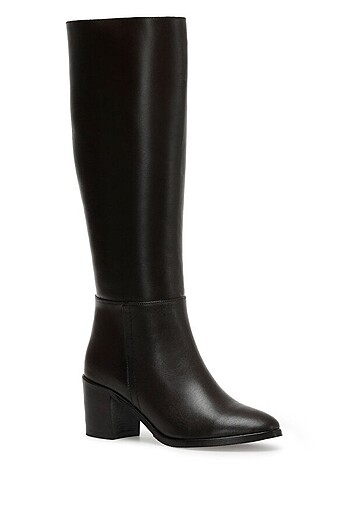 Nine West Topuklu Deri Rasta Çizme