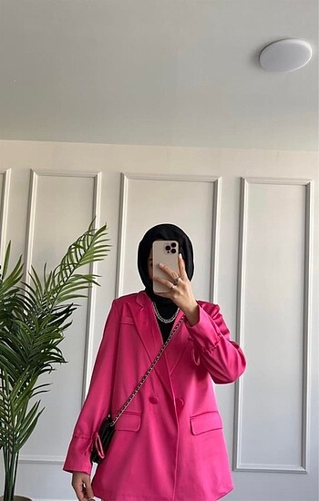 Zara Saten Blazer Ceket