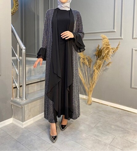 Simli Abaya Takım İkili
