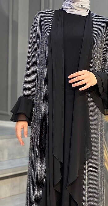 Tuğba&Venn Simli Abaya Takım İkili