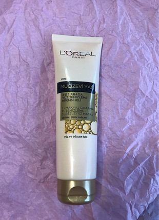 Loreal mucizevi yağ 3ü1 arada yüz temizleme kremsi jeli