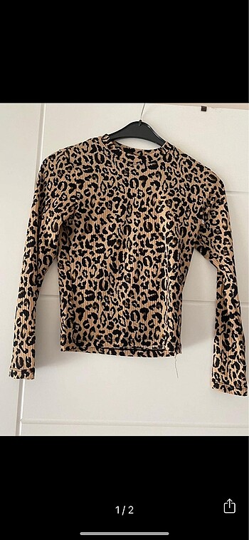 Ambar leopar desenli body