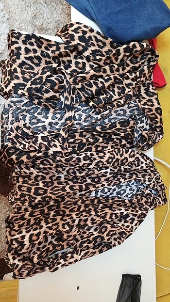 Leopar gömlek ve ceket