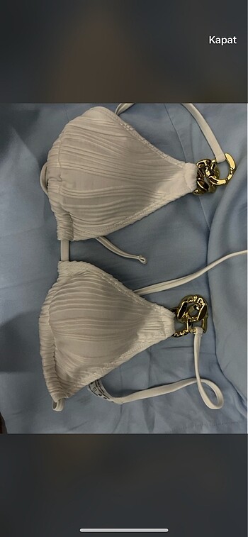 s Beden beyaz Renk Astarlı Beyaz Bikini
