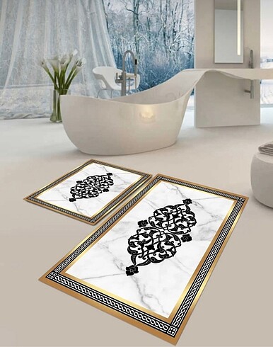 2 li Banyo paspası