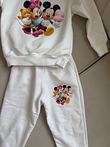 2 Yaş Beden Kız bebek kız çocuk eşofman takımı alt üst takım mickey mause mi