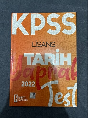 KPSS Tarih Yaprak Testi