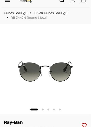 Şeffaf  Yuvarlak erkek Güneş Gözlüğü - Görsel 4